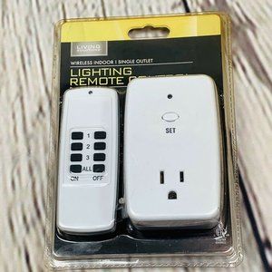 New Living Solutions Lighting Remote Control & Plug Wireless Outlet WIC 265354